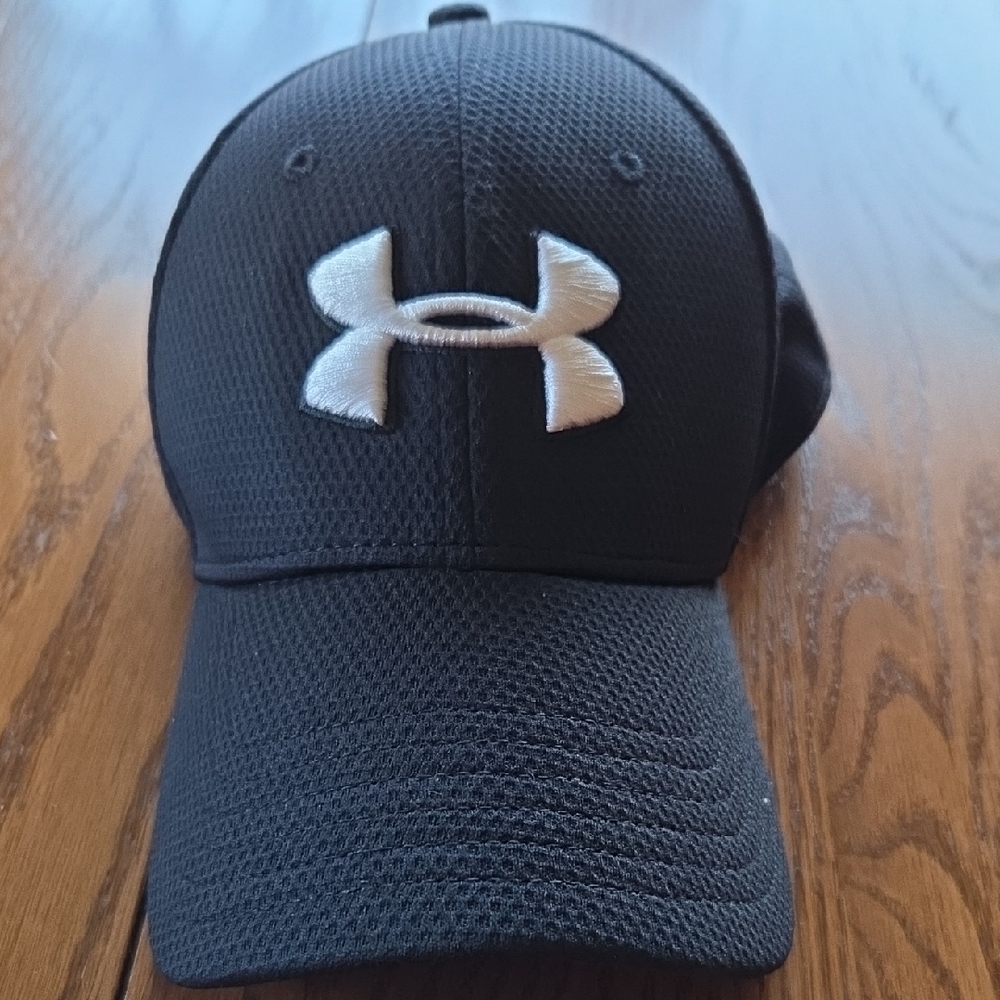 Under Armour Dark Mesh Cap with White Logo